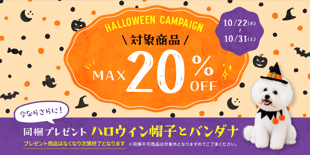 ハロウィンキャンペーン＆タイムセール