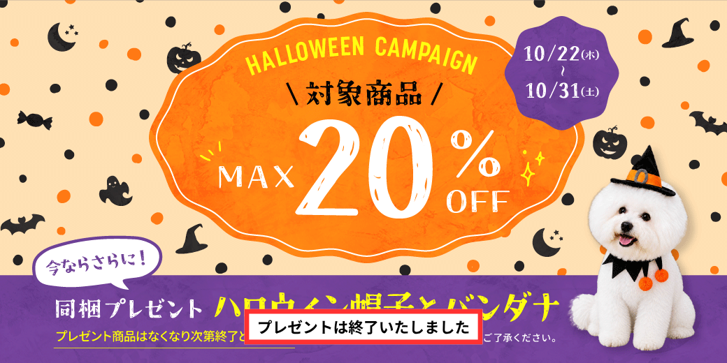 ハロウィンキャンペーン＆タイムセール