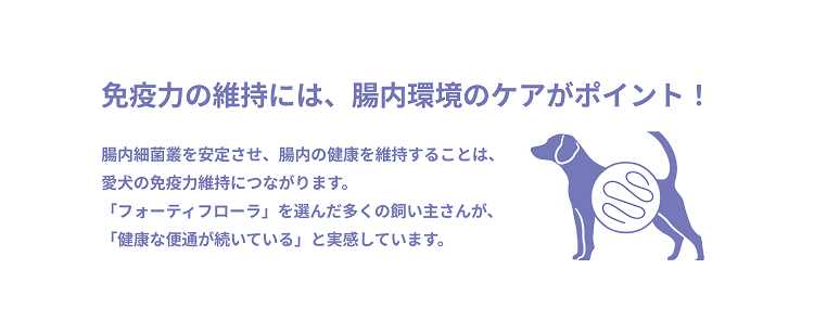 フォーティフローラ犬